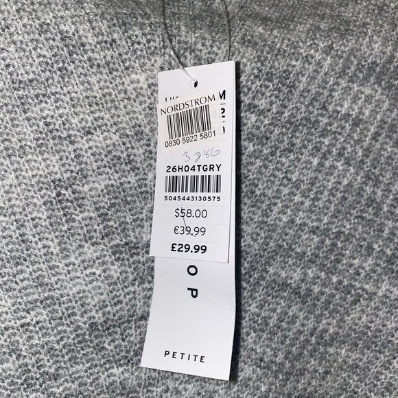 TOP SHOP CROP SWEATER SIZE PETITE 8-10 - Picture 3 of 5